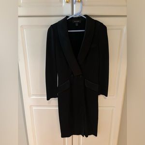 St. John black suit dress